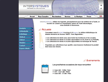 Tablet Screenshot of intersystemes.fr